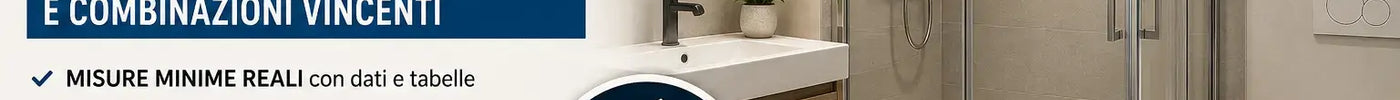 Bagno piccolo: le migliori soluzioni doccia per meno di 4 mq