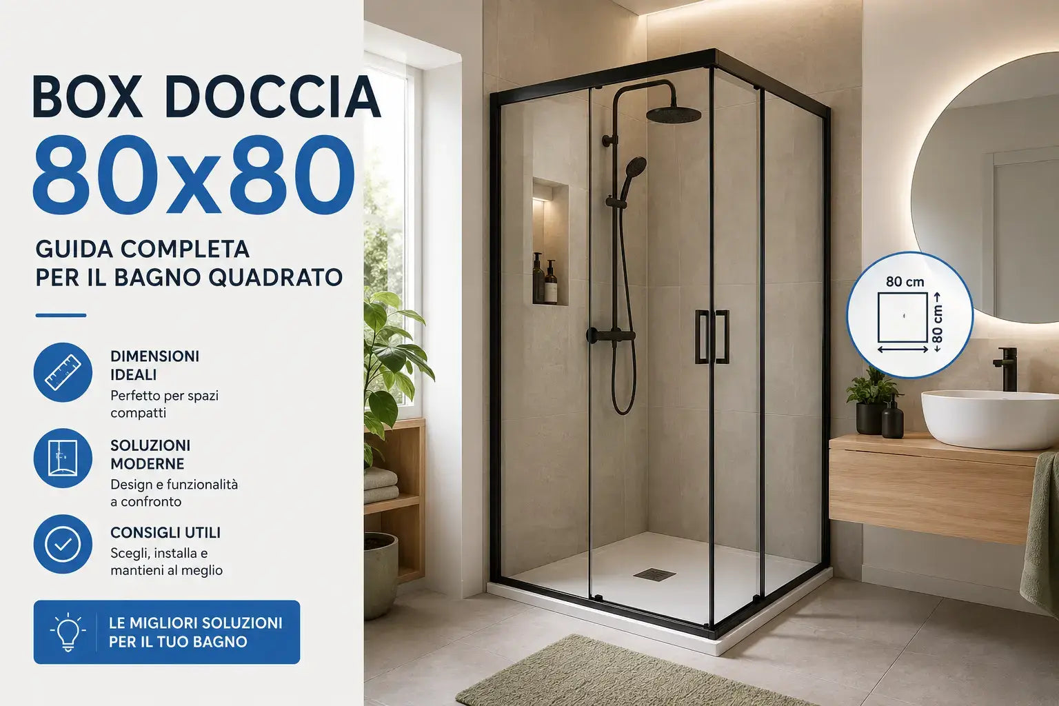 Guida alla scelta del box doccia 80x80 giusto per te