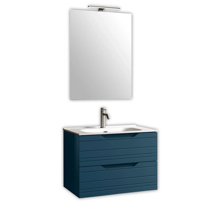 Composizione Bagno Sospesa 60cm - Solmira Blu