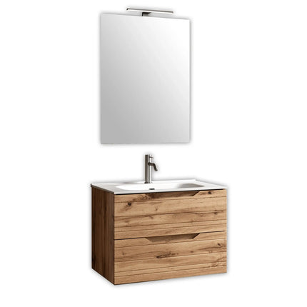 Composizione Bagno Sospesa 60cm - Solmira Quercia