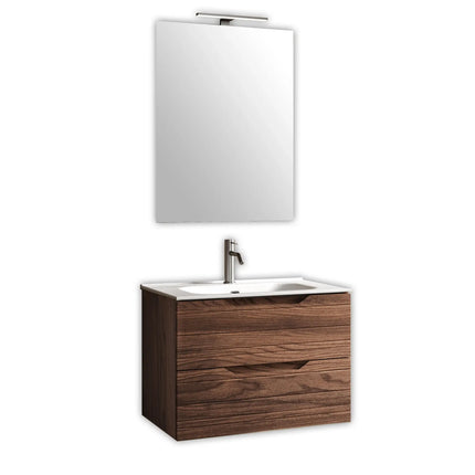 Composizione Bagno Sospesa 60cm - Solmira Rovere Rio