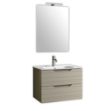 Composizione Bagno Sospesa 60cm - Solmira Tortora