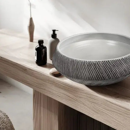 Lavabo Da Appoggio In Terracotta - Tuareg