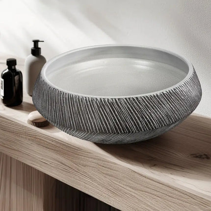 Lavabo Da Appoggio In Terracotta - Tuareg