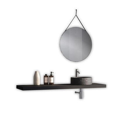 Composizione Bagno Completa Con Mensola Porta Lavabo 140cm