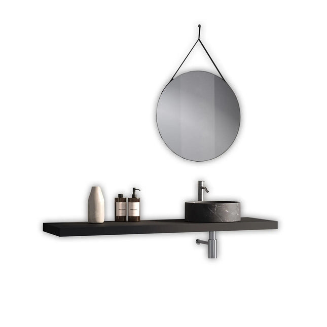Composizione Bagno Completa Con Mensola Porta Lavabo 140cm