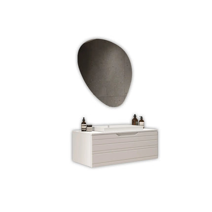 Composizione Bagno Sospesa 90cm Cassetto Singolo - Solmira