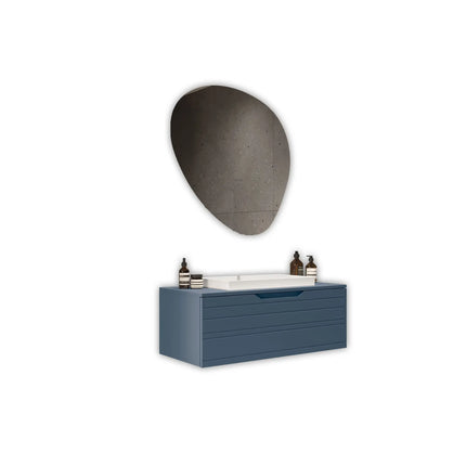 Composizione Bagno Sospesa 90cm Cassetto Singolo - Solmira