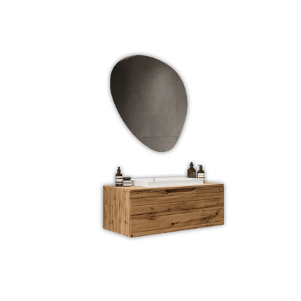 Composizione Bagno Sospesa 90cm Cassetto Singolo - Solmira