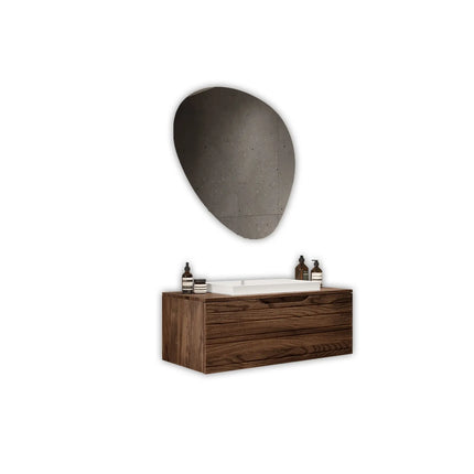 Composizione Bagno Sospesa 90cm Cassetto Singolo - Solmira