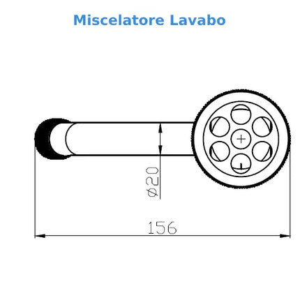 Set Rubinetteria Lavabo e Bidet Karag Inna