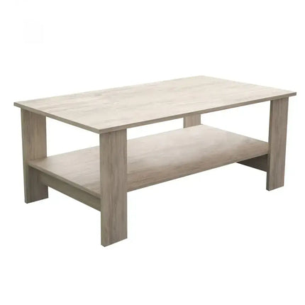 Tavolino da Salotto Moderno in Legno 100x41 H55cm
