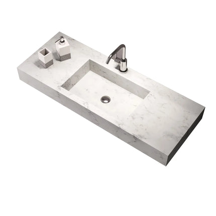 Composizione Bagno 120cm Con Vasca Integrata Cassetto E Specchio