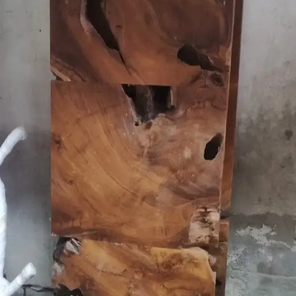 Mensola Porta Lavabo In Teak Naturale