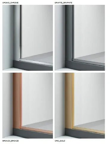 Parete Walk In H200 Anticalcare 8mm Trasparente Profili Oro - qavorelzin.shop