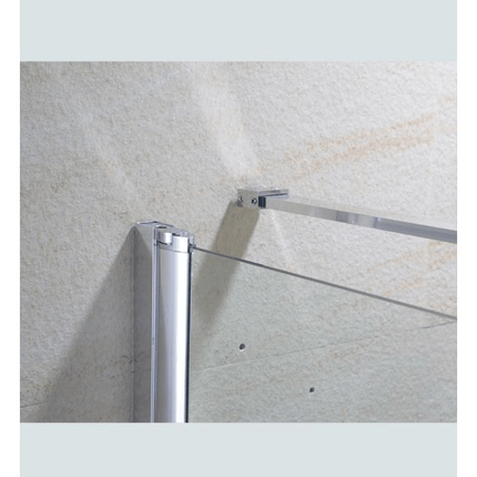Box Doccia Disabili Fisso E Porta Sdoppiata 6mm H190cm
