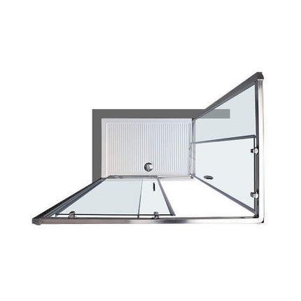 Box Doccia 70x90 H190 Trasparente Anticalcare 6mm Doppia Scorrevole