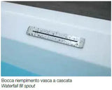 COLACRIL MARMORE Vasca Idromassaggio 2 Posti Con Cascata 180x120