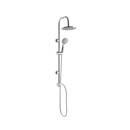 Colonna doccia Lisbona con deviatore a uscita femmina, soffione in acciaio inox 200 mm e braccio da 320 mm