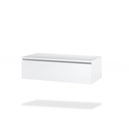 Composizione Bagno 180cm Con Doppio Lavabo, Cassetti E Specchio