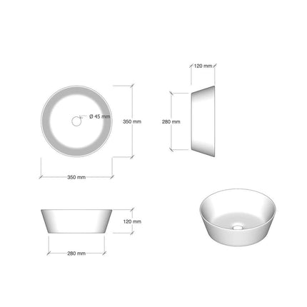 Composizione Bagno 225cm Sospesa Con Doppio Lavabo, Cassetti E Specchio