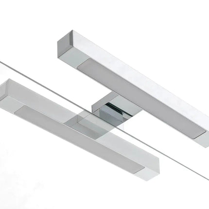 Composizione Mobile Bagno 100cm Sospeso Con Due Cassetti E Specchio Con Lampada
