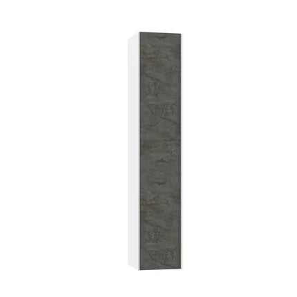 Composizione Mobile Bagno 90cm Sospeso Due Cassetti e Specchio Con Lampada Ossido
