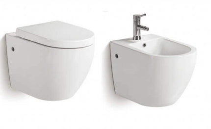 Coppia Sanitari Design Sospesi / A Terra Filo Muro