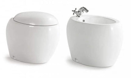 Coppia Sanitari Filo Muro Sospesi / A Terra Design Moderno