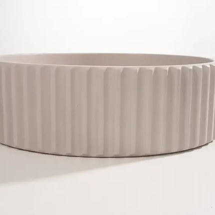Lavabo Da Appoggio In Cemento - Oyster Grey