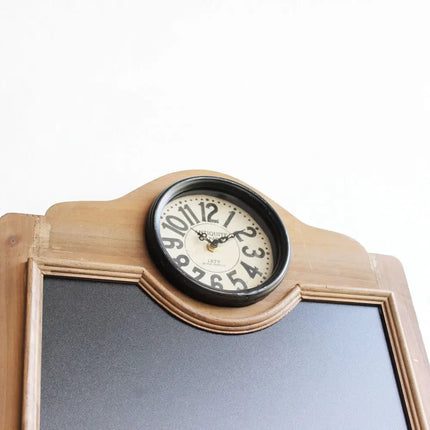 Lavagna Memo Per Casa E Cucina con Porta Oggetti e Orologio