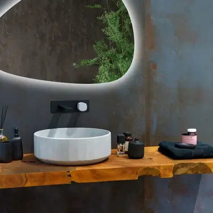Mensola Porta Lavabo In Teak Naturale