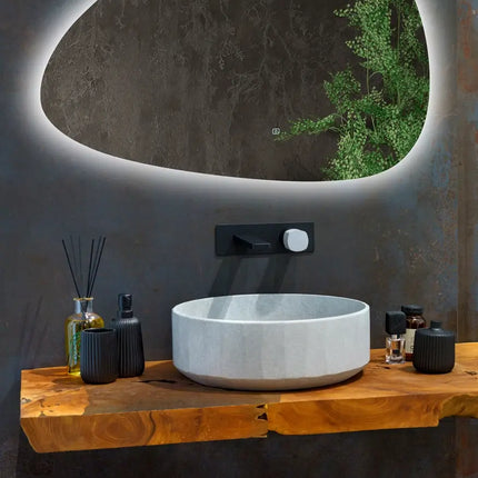 Mensola Porta Lavabo In Teak Naturale
