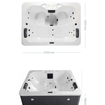 Minipiscina Idromassaggio Con Audio Bluetooth Colacril Sense