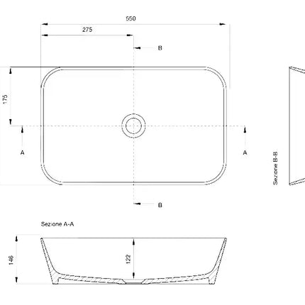 Composizione Bagno Sospesa 120cm Lavabo Da Appoggio - Solmira
