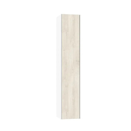 Mobile Bagno 120cm Sospeso Due Cassetti Lavabo Doppia Vasca e Specchio Con Lampada Rovere Alaska
