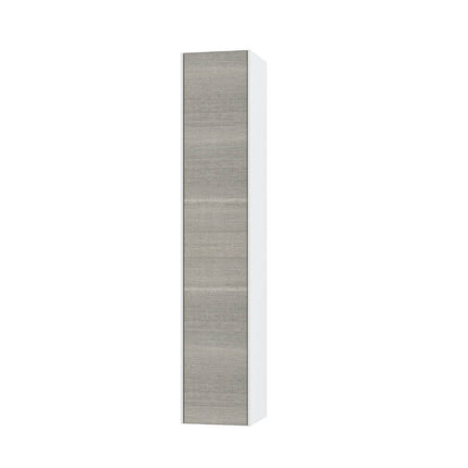 Mobile Bagno 120cm Sospeso Due Cassetti Lavabo Doppia Vasca e Specchio Con Lampada Grigio Londra