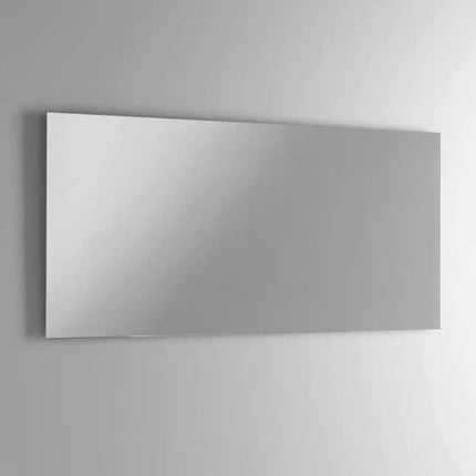 Mobile Bagno 120cm Sospeso Due Cassetti Lavabo Doppia Vasca e Specchio Con Lampada