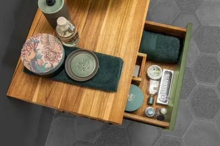 Mobile Consolle Bagno 150cm In Teak - Feelgood