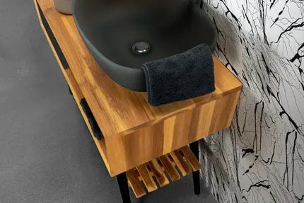 Mobile Consolle Bagno 150cm In Teak - Feelgood