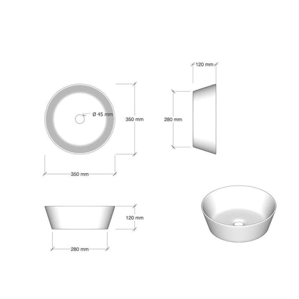 Mobile Bagno Sospeso 165cm Con Doppio Lavabo Doppio Specchio e Lampada