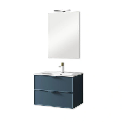 Composizione Bagno Sospesa 60cm - Zefira Blu