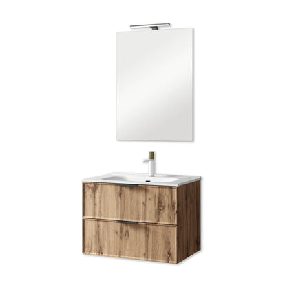 Composizione Bagno Sospesa 60cm - Zefira Quercia