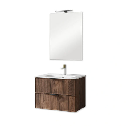 Composizione Bagno Sospesa 60cm - Zefira Rovere Rio