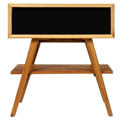 Mobile bagno 70cm in teak – Feel Color Consolle Nero