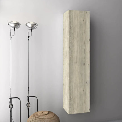 Pensile Colonna 35cm Sospesa Per Bagno Pino Artico