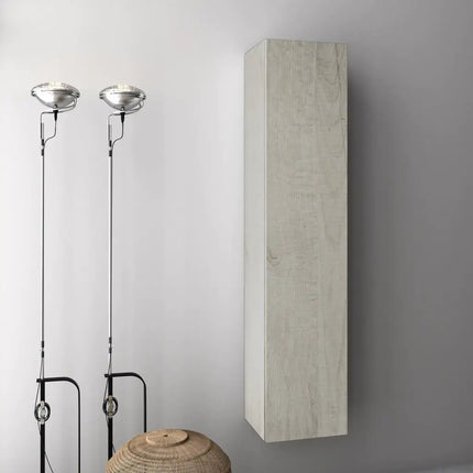 Pensile Colonna 35cm Sospesa Per Bagno Sherwood Naturale