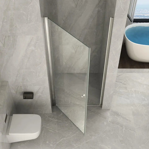 Porta Doccia Battente Frameless per Nicchia qavorelzin.shop
