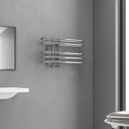 Radiatore Scaldasalviette Cromato Design Moderno - 70x40