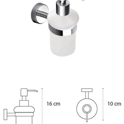 Set Accessori Bagno Vetro Temperato Design Sospeso